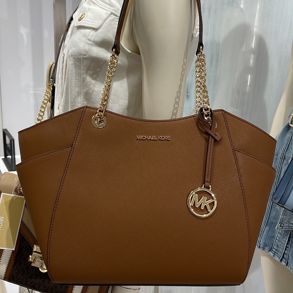 Michael Kors MICHAEL KORS 
Jet Set Large Saffiano Leather Shoulder Tote Bag
NWT - Picture 9 of 16